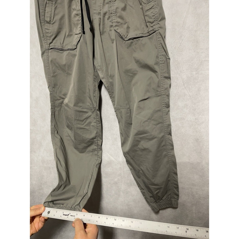 Abercrombie Fitch Pants Men L Green Jogger Pull On Stretch Lightweight 31x29 - Picture 4 of 10